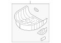 Panel-Trunk Well (Jaguar OEM) C2S27746OEM