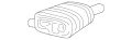Jaguar Silencer-Exhaust C2S43951OEM