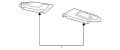 Sunvisor (Jaguar OEM) C2S44038AGDOEM
