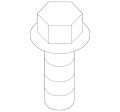Jaguar Screw/Washer C2S45108OEM