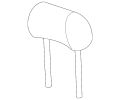 Headrest C2S45917LJEOEM