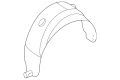 Liner-Wheelarch (Jaguar OEM) C2S48128OEM