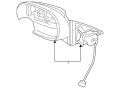 Mirror-Door (Jaguar OEM) C2S50234OEM