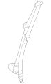 Seatbelt C2Z11779LEGOEM