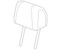 Headrest (Jaguar OEM) C2Z16477APJOEM