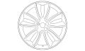 Wheel-Road-Alloy (Jaguar OEM) C2Z17050KOEM