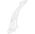 Reinf-B/C Post (Jaguar OEM) C2Z17490OEM