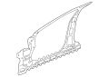 Panel-Door Openi (Jaguar OEM) C2Z17491OEM