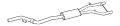 Pipe-Exhaust Int (Jaguar OEM) C2Z18699OEM