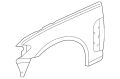 Panel-Fender (Jaguar OEM) C2Z20378OEM