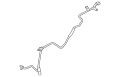 Hose-Air Con (Jaguar OEM) C2Z21404OEM