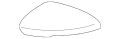 Backcover-Mirror (Jaguar OEM) C2Z21701LMLOEM
