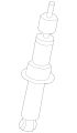 Damper-Suspensio C2Z25161OEM