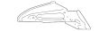 Panel-Tail Lamp (Jaguar OEM) (Jaguar OEM) C2Z2540OEM