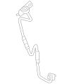 Hose (Jaguar OEM) C2Z26186OEM
