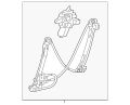 Regulator-Window (Jaguar OEM) C2Z31200OEM