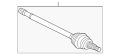 Halfshaft (Jaguar OEM) C2Z4125OEM
