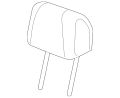 Headrest (Jaguar OEM) C2Z4739LEGOEM