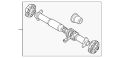 Propshaft (Jaguar OEM) C2Z8972OEM