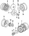 Badge-Road-Wheel (Jaguar OEM) CAC6502OEM