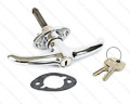 Jaguar Trunk Handle With Key - Replated