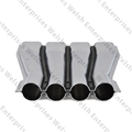 Jaguar 4 Tip Outlet Chrome