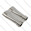 Jaguar 2 Tip Outlet Chrome
