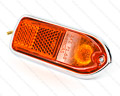 Jaguar Side Marker Assembly Tall Amber - LHF - E-Type Series II/III (LUCAS)