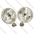 Jaguar 7" J Lamp Pair With Bulbs