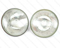 Lucas SFT700 Genuine 7" Headlamp Rounded Lens PAIR