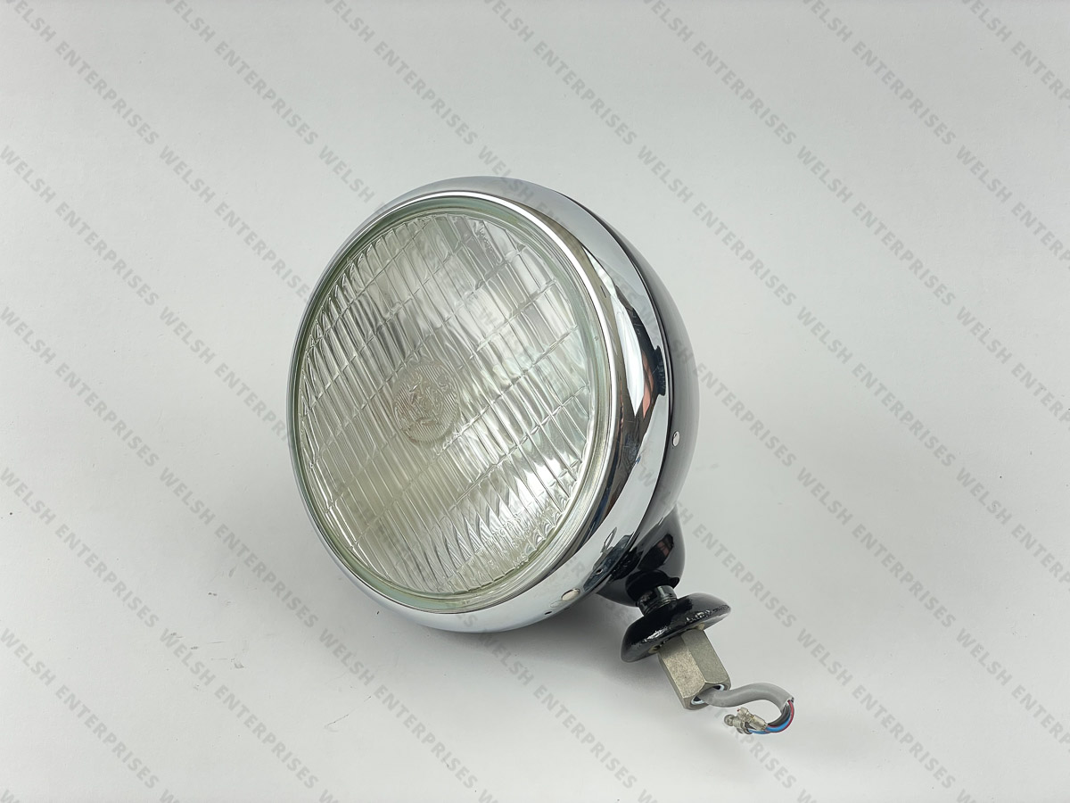 Lucas SFT700 Genuine 7" Headlamp Flat Fluted Lens PAIR