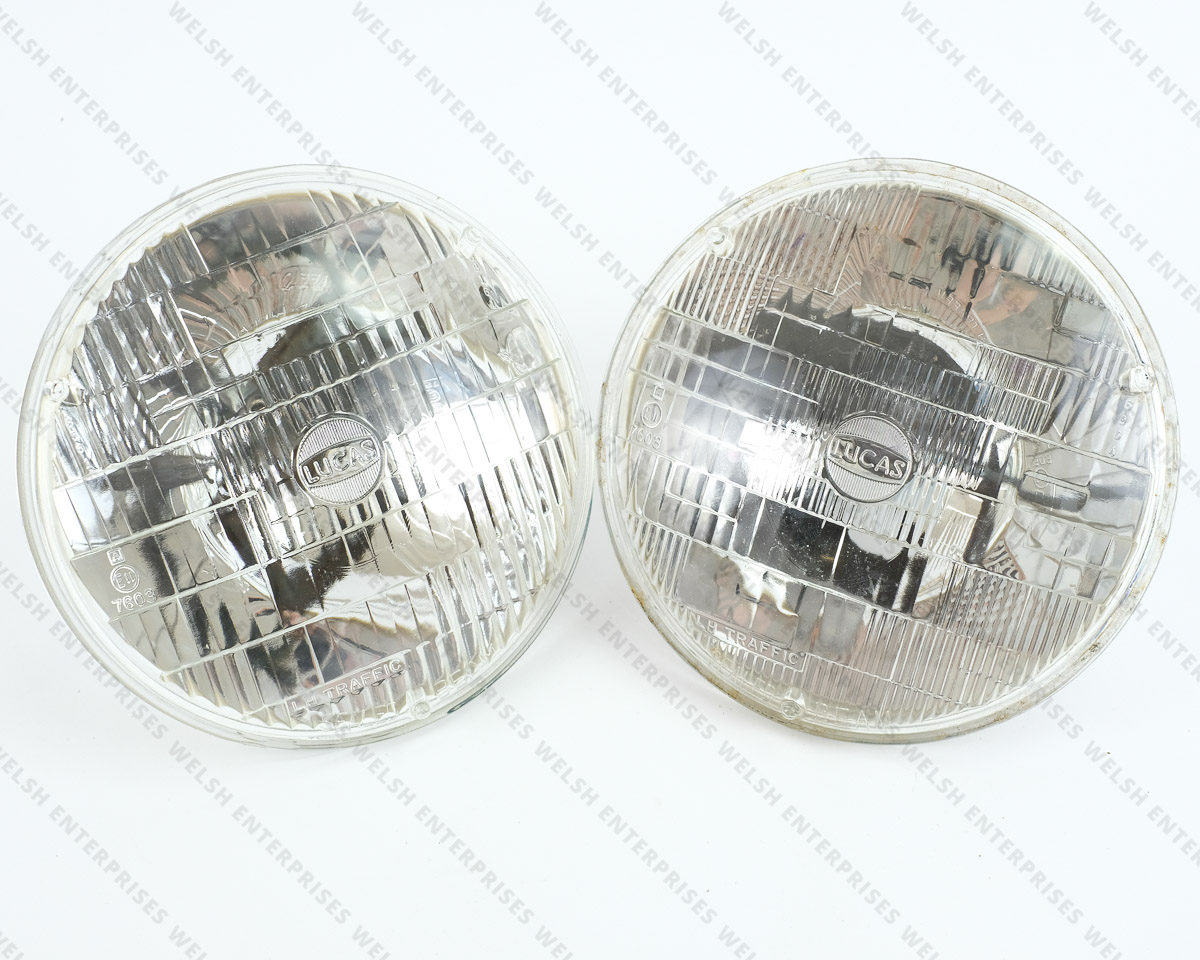 Lucas LH Traffic Headlamp PAIR NOS