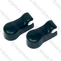 Jaguar Wiper Arm Nut Cover Pair