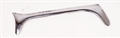 Jaguar Left Hand Windshield  Post Chrome Left Hand 