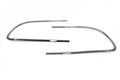 Jaguar Original Back Glass Chrome - Rechromed