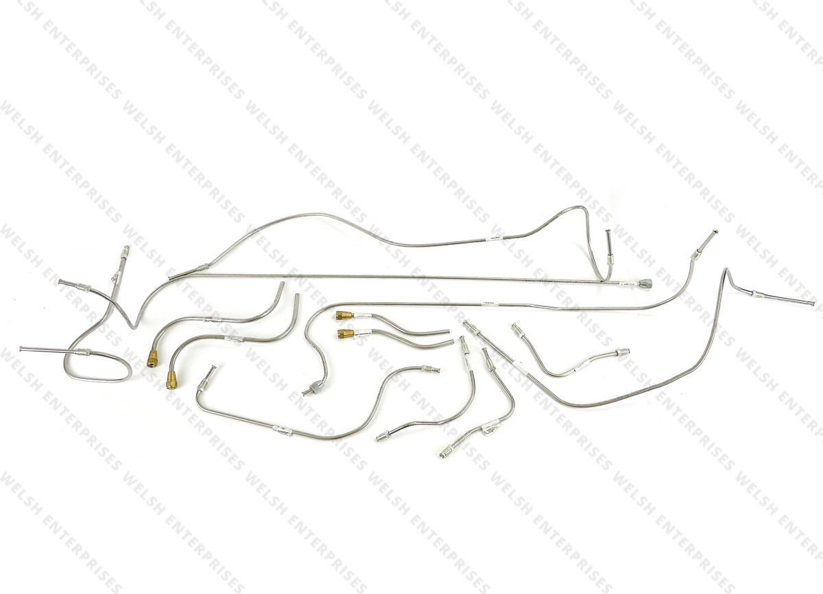 Jaguar Pre-Bent Stainless Steel Tandem Brake Line Kit 