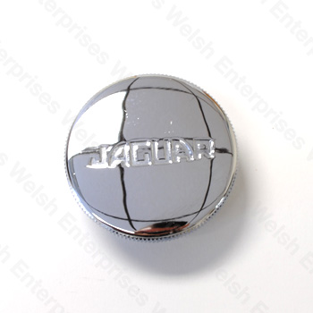 Jaguar Oil Filler Cap - Chrome Lettering
