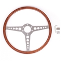 Jaguar Steering Wheel - Aluminum Wood 16"