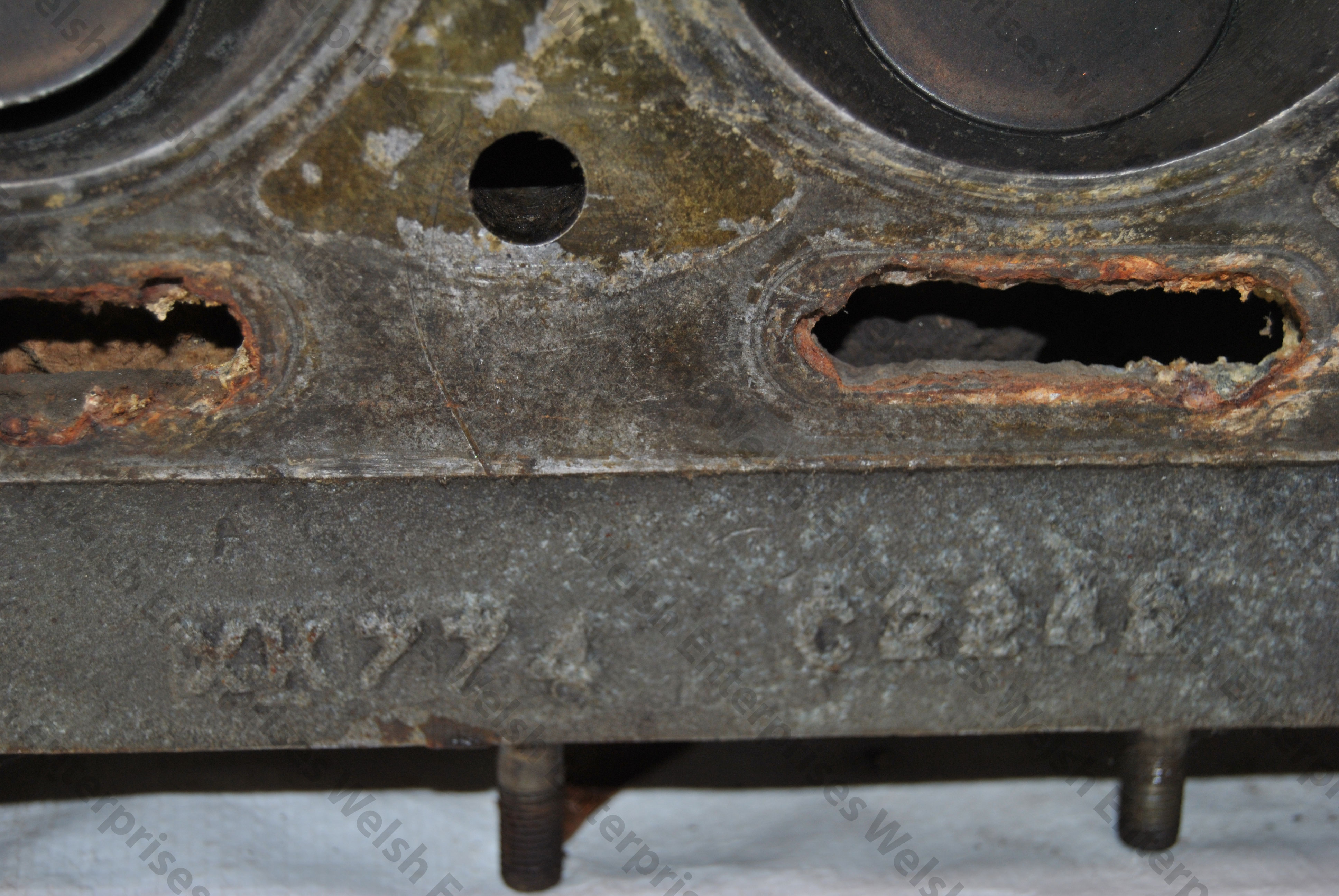 Jaguar Early XK120 Cylinder Head USED HD17 Jaguar Parts and Accessories from Welsh Enterprises