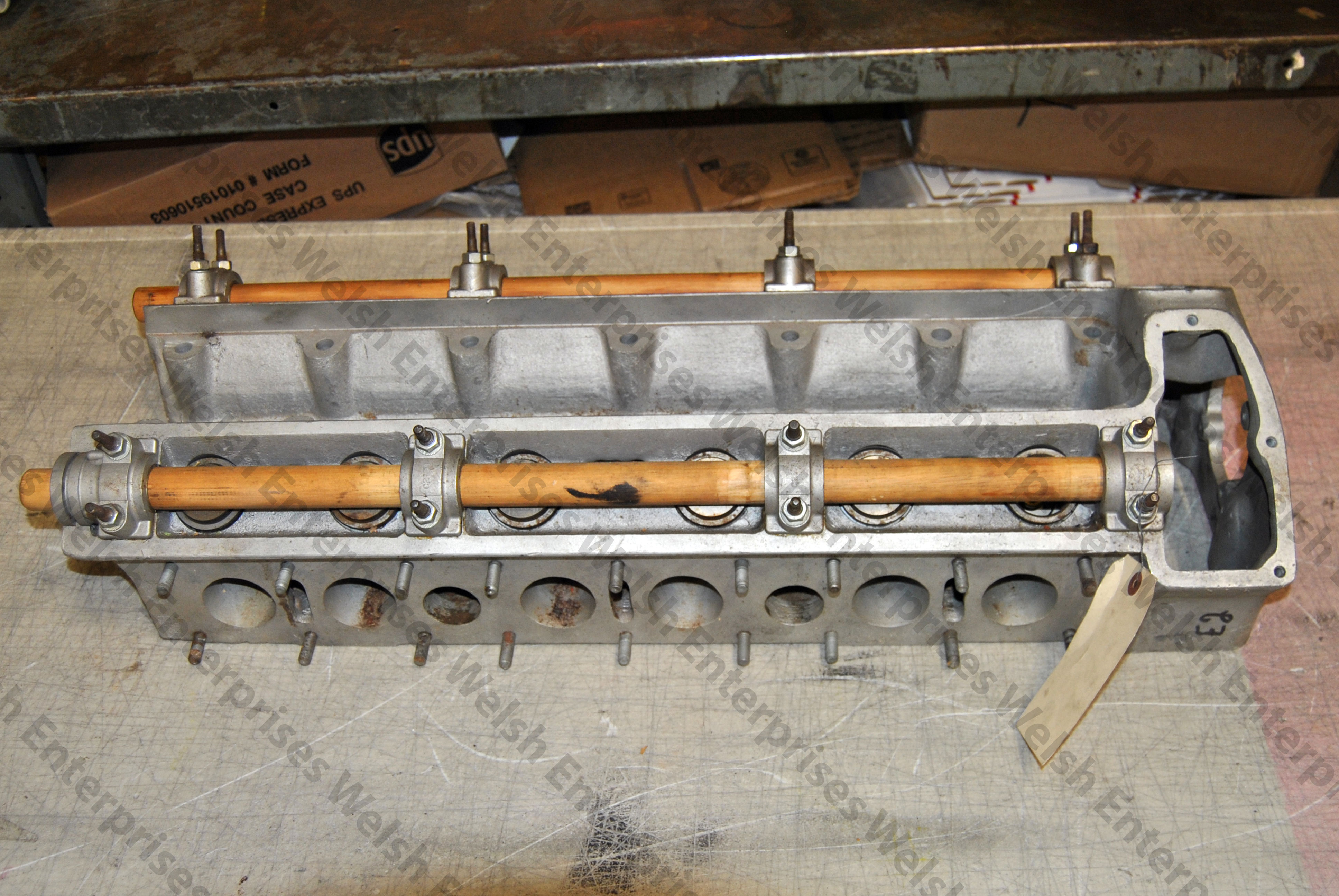 Jaguar EType Series II Cylinder Head REBUILT Jaguar Parts and