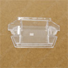 Jaguar License Plate Lamp Lens -Left Hand