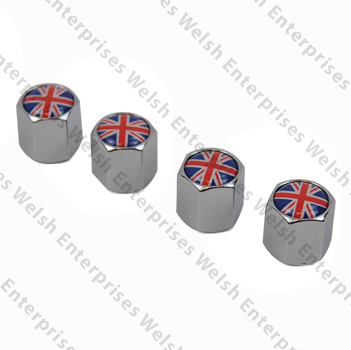 Jaguar Tire Valve Cap - Union Jack