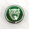 Jaguar Wheel Motif - Racing Green with Silver Catface
