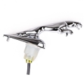 Jaguar Leaping Cat Hood Ornament