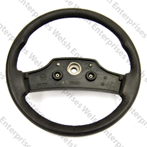Jaguar Steering Wheel - Black- NOS