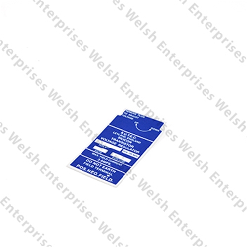 Jaguar Decal Regulator Butec Blue