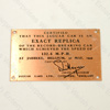 Jaguar Dash Plate Decal - 132 Mph