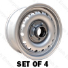 Jaguar Dunlop Wheel Set of 4 - E-Type