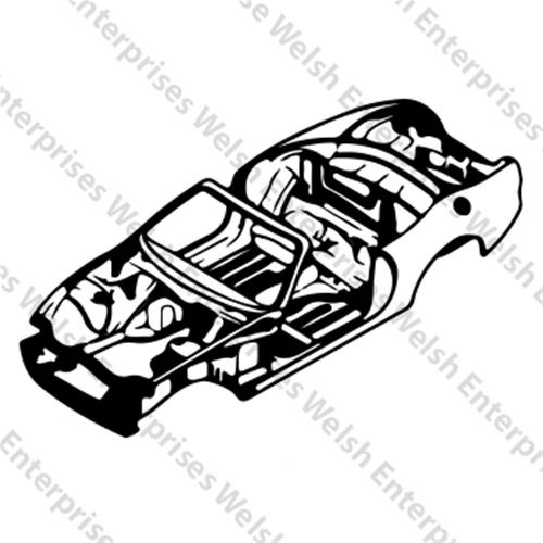Jaguar Body Shell - Convertible (01 & up)