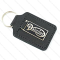 Jaguar Black Leather Daimler Key Fob